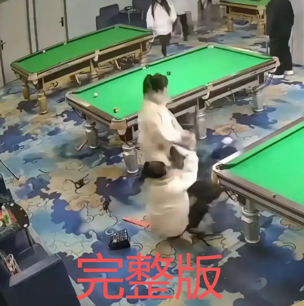 《台球厅双刀姐妹事件》真实上演，台球厅里双刀姐妹激烈互打视频，无广告流畅播放，最新同步更新，赶紧观看！